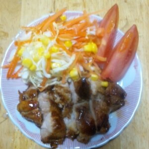 鶏もも肉の照り焼き